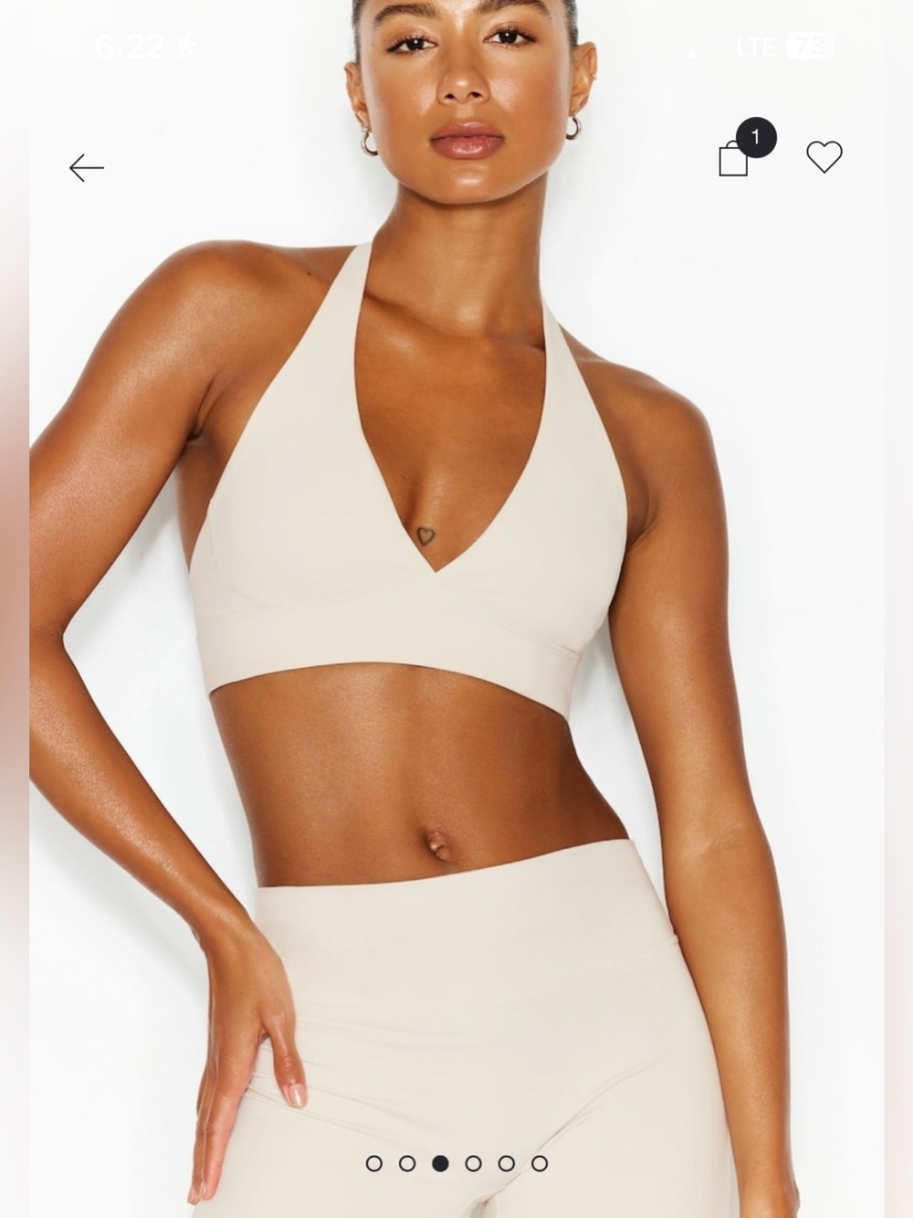 Garage Active Plunge Halter Bra - US M